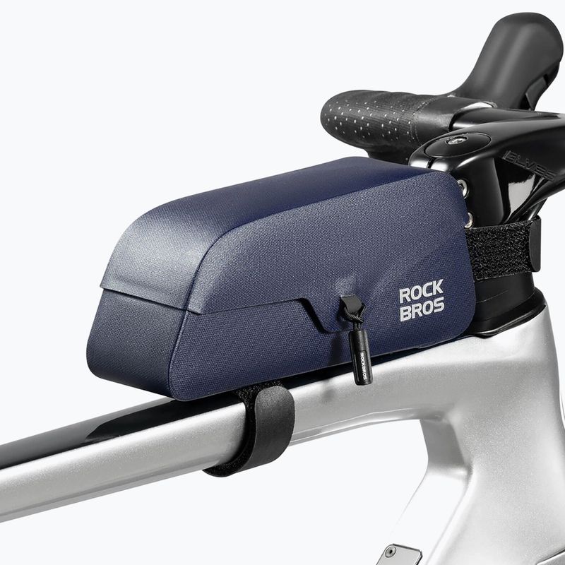 Bike frame bag Rockbros 30120122 Bike Tube Bag Magnetic L 0,9 l blue 2
