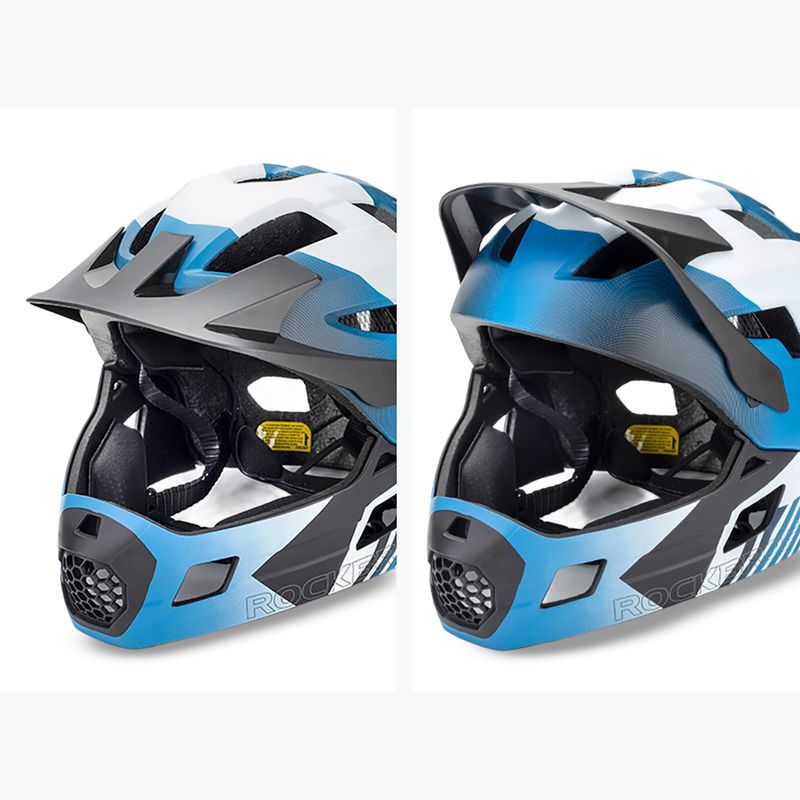 Children's bike helmet Rockbros 10110061001 Kids Helmet blue/white/black 2
