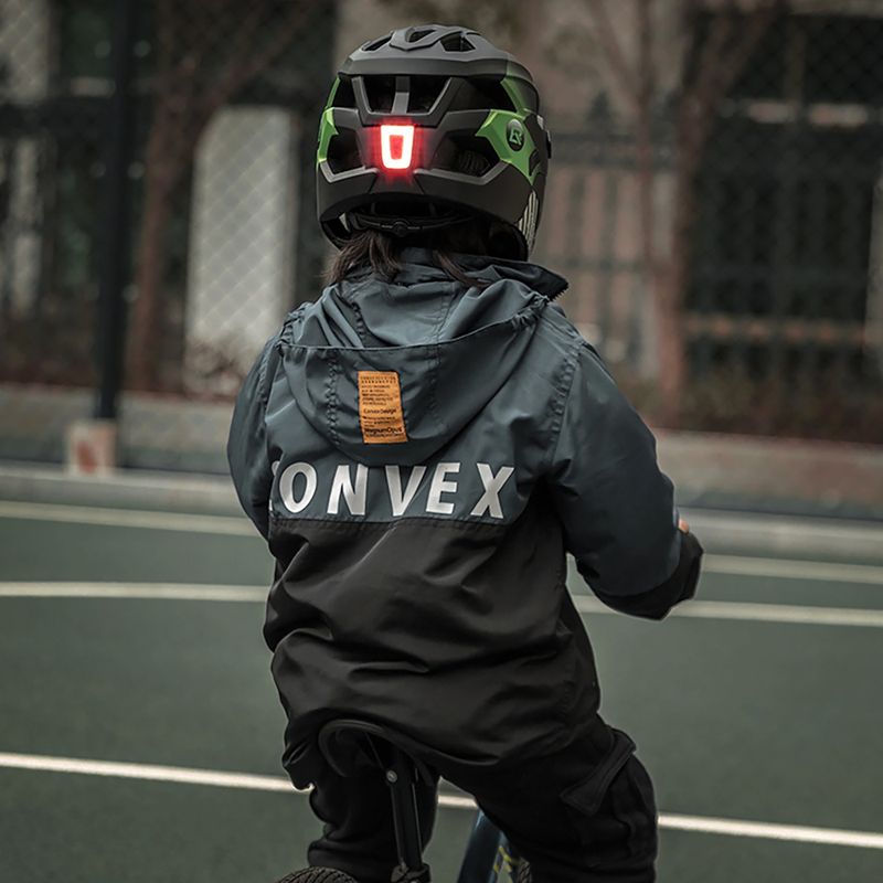 Children's bike helmet Rockbros 10110061003 Kids Helmet black/ti-green 4