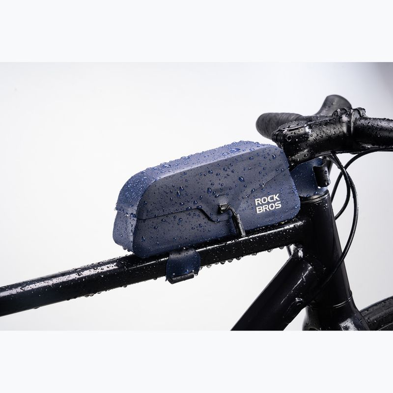 Bike frame bag Rockbros 30120122 Bike Tube Bag Magnetic S 0,6 l blue 2