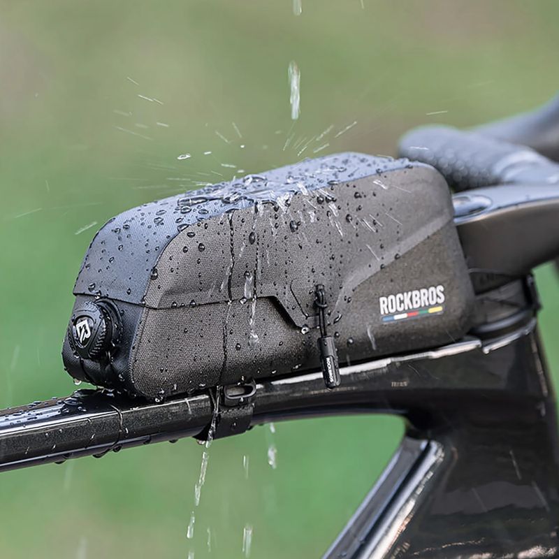 Bike frame bag Rockbros 30120123001 Road to Sky Frame Bag Magnetic S black 5