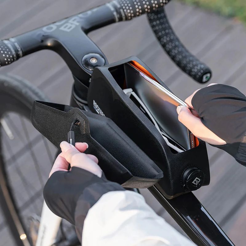 Bike frame bag Rockbros 30120123001 Road to Sky Frame Bag Magnetic S black 6