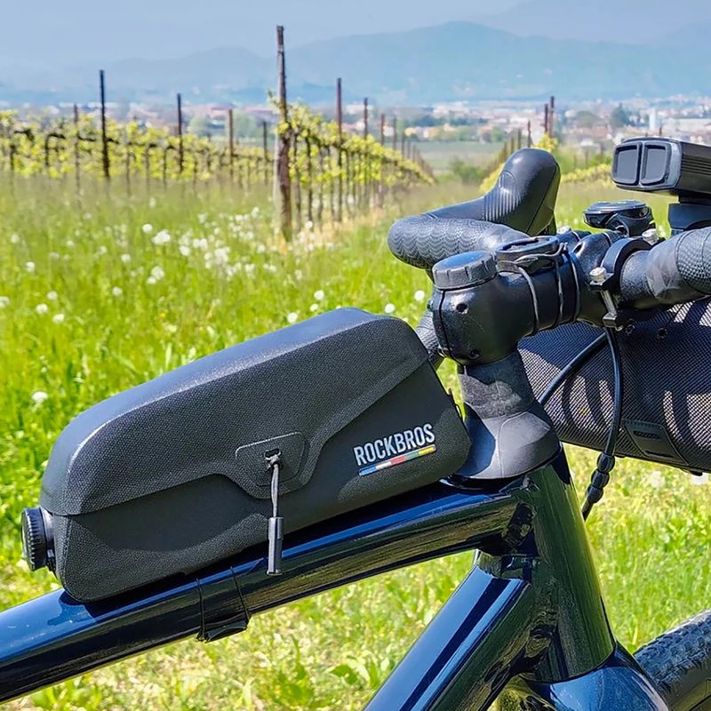 Bike frame bag Rockbros 30120123002 Road to Sky Frame Bag Magnetic L 0,9 l black 4