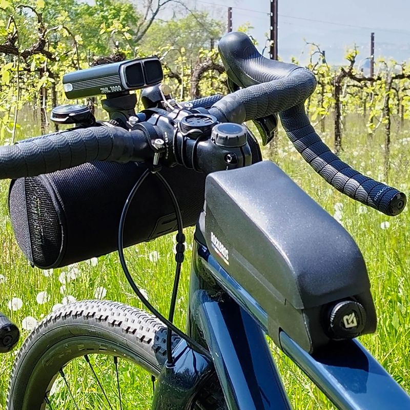 Bike frame bag Rockbros 30120123002 Road to Sky Frame Bag Magnetic L 0,9 l black 5