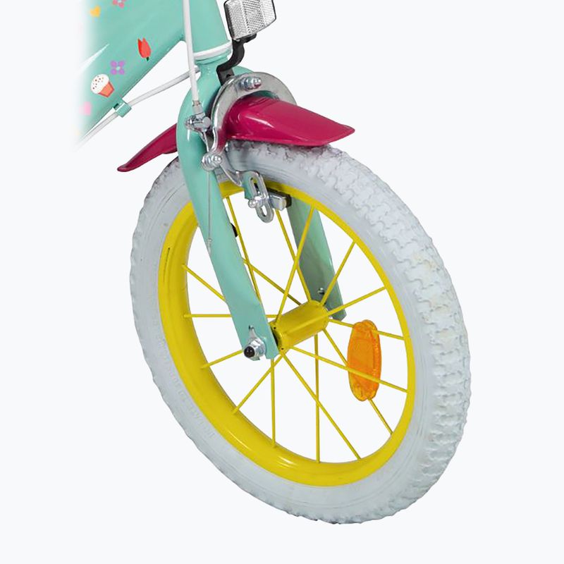 Toimsa children's bike 14" Peppa Pig green 1498 4