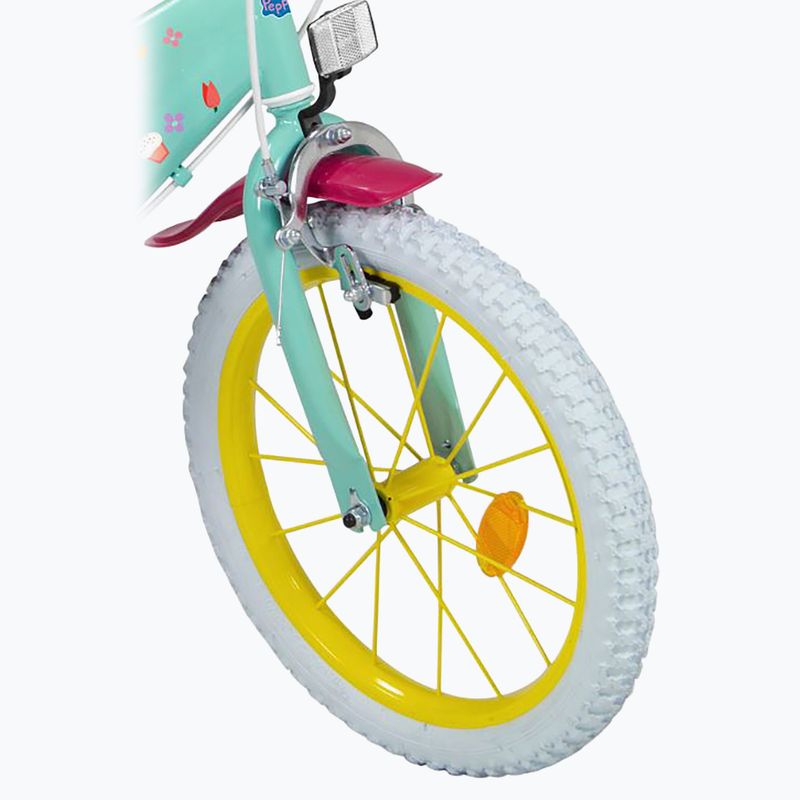 Toimsa children's bike 16" Peppa Pig green 1698 4
