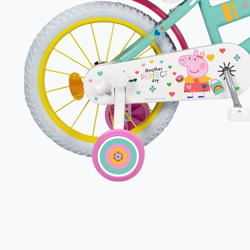 Toimsa children's bike 16" Peppa Pig green 1698 5