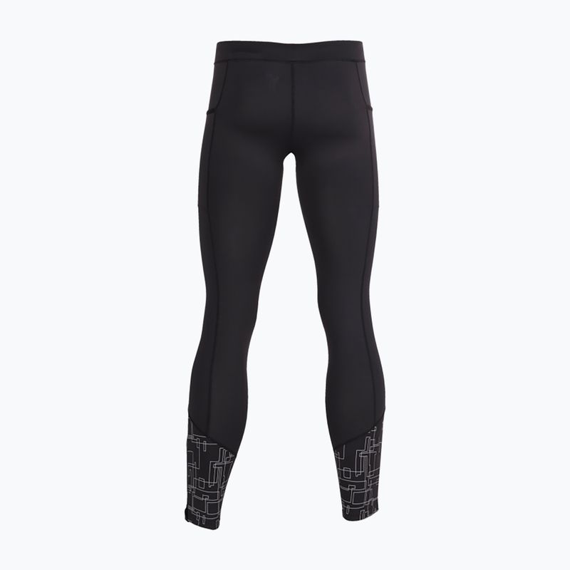 Men's Joma Elite VIII Long Tights running leggings black 101925.100 2