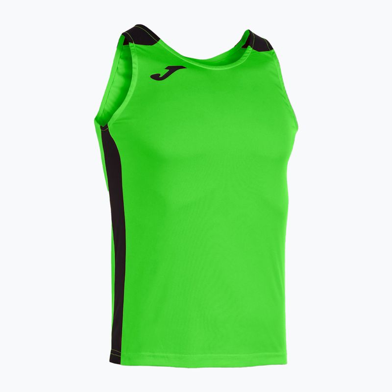 Men's Joma Record II Tank Top fluor green/black running shirt 8