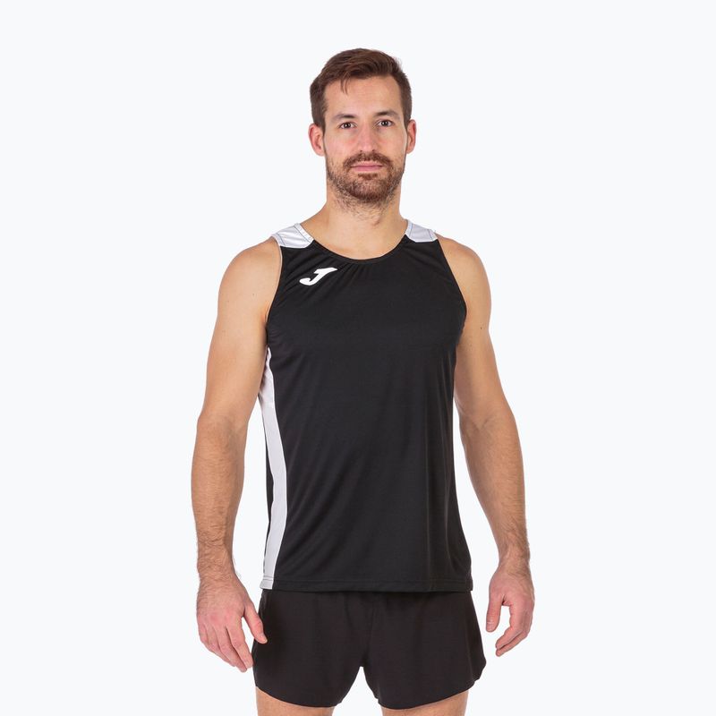 Men's Joma Record II running tank top black 102222.102 2