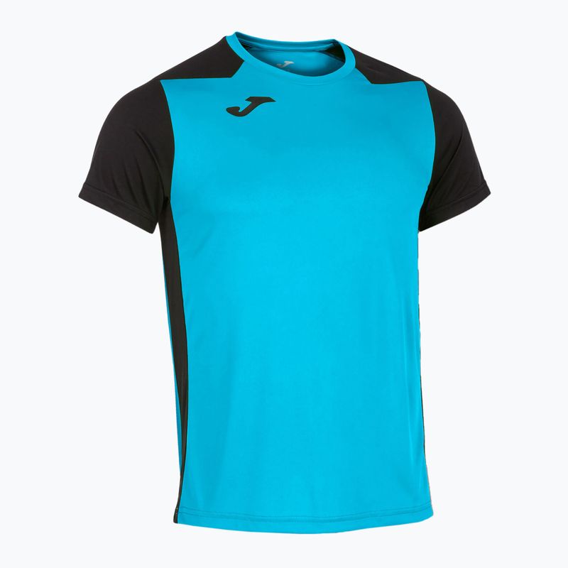 Men's Joma Record II fluor turquoise/navy running shirt 9