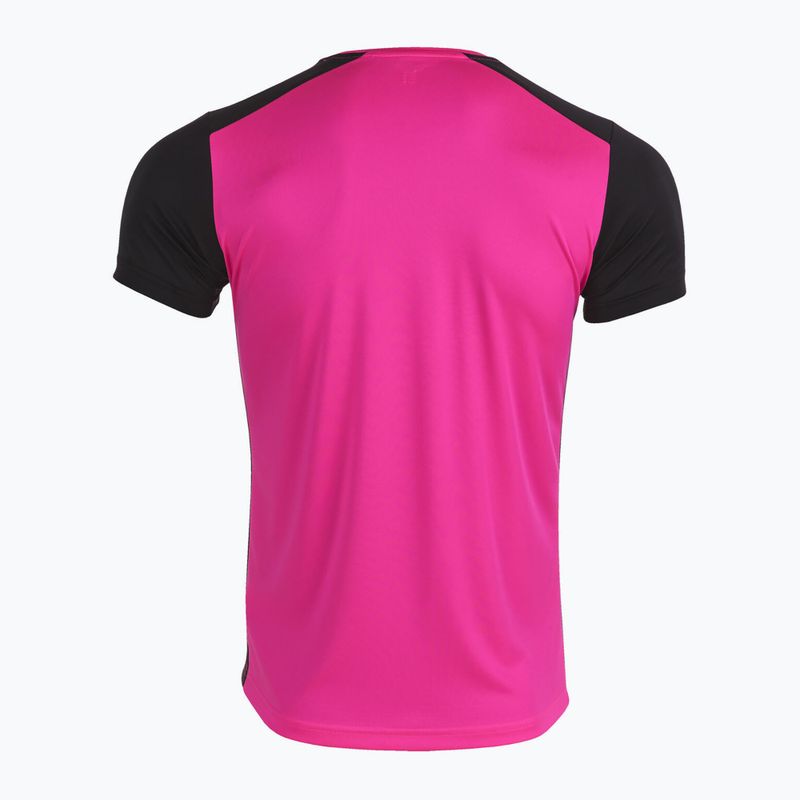 Men's Joma Record II fluor pink/black running shirt 10