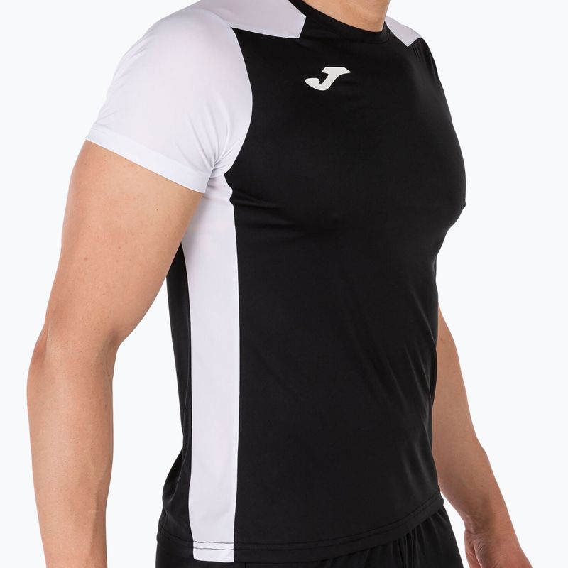 Men's Joma Record II running shirt black/white 5