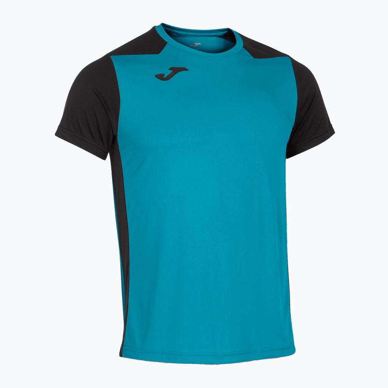Men's Joma Record II turquoise black running shirt 9