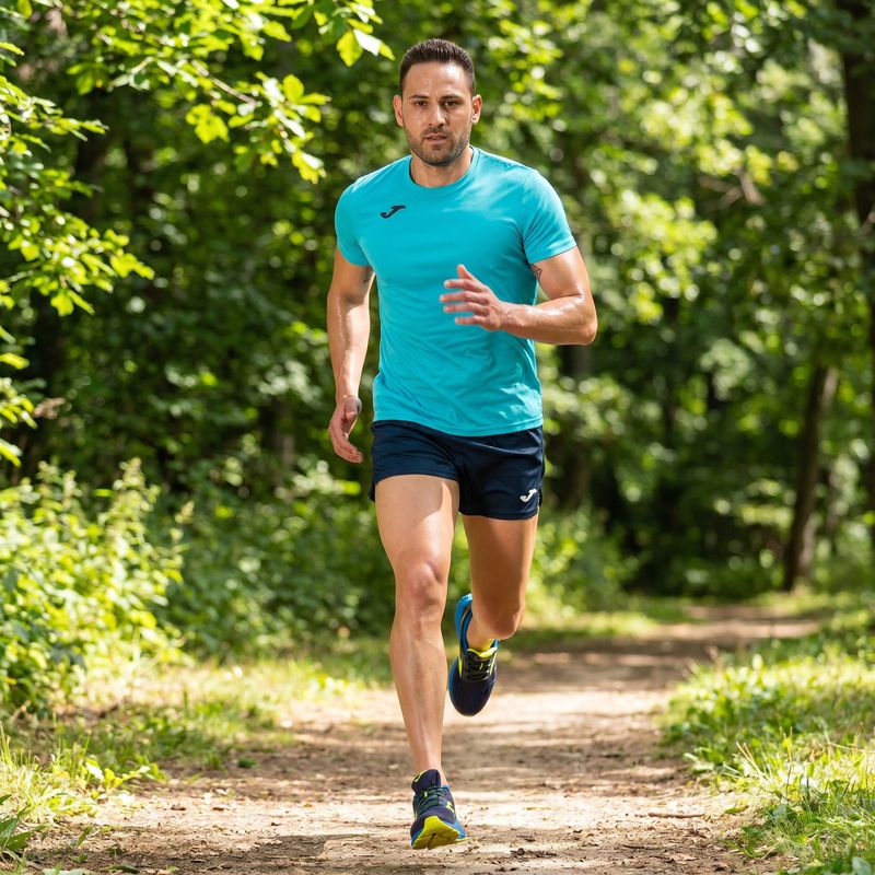 Men's running top Joma Record II fluor turquoise 9