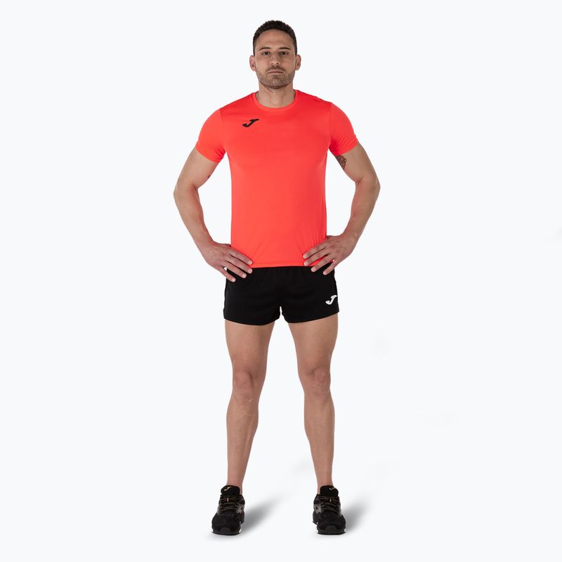 Men's Joma Record II fluor coral running shirt 2