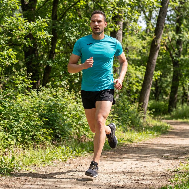 Men's Joma Record II turquoise running shirt 10