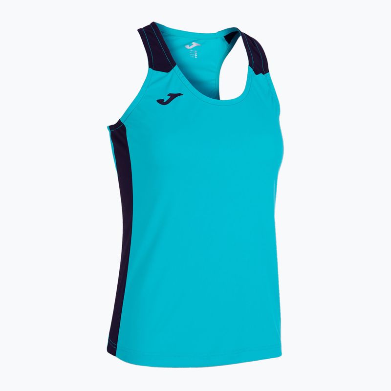 Women's Joma Record II Tank Top fluor turquoise/navy running shirt 6