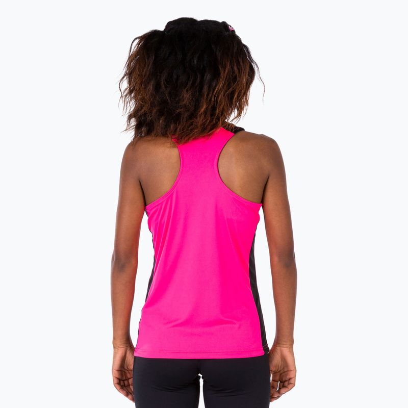 Women's Joma Record II Tank Top fluor pink/black running shirt 4
