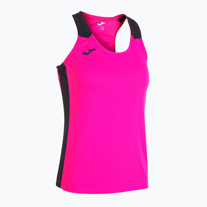 Women's Joma Record II Tank Top fluor pink/black running shirt 6