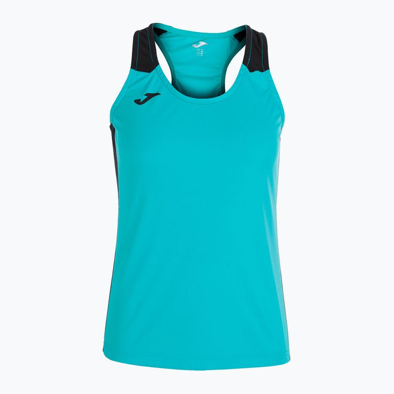 Women's Joma Record II Tank Top turquoise/black running shirt