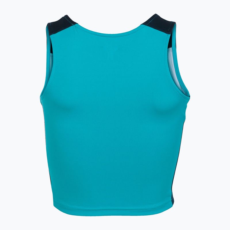 Women's Joma Record II Top turquoise/navy running shirt 2