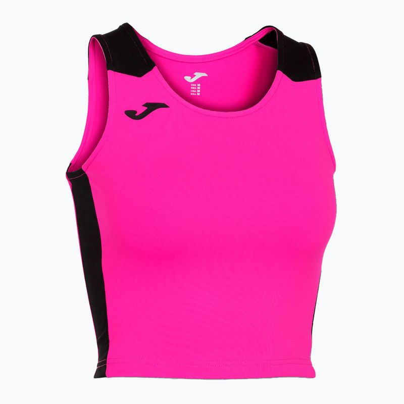Women's Joma Record II Top fluor pink/black running shirt