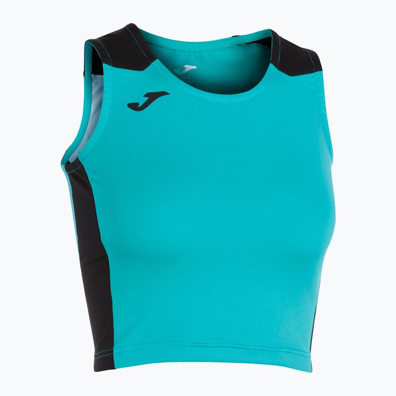 Women's Joma Record II Top turquoise/black running shirt 2