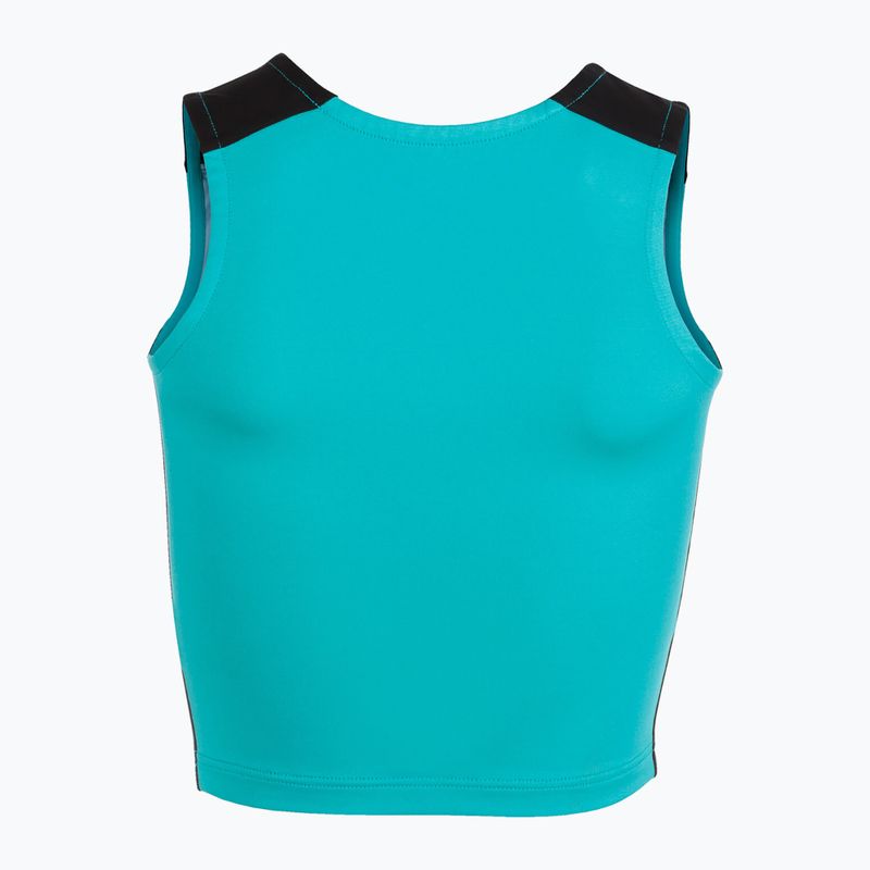 Women's Joma Record II Top turquoise/black running shirt 3