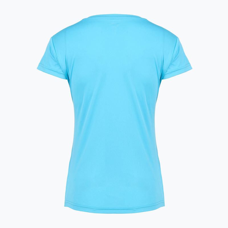 Women's running top Joma Record II fluor turquoise 5