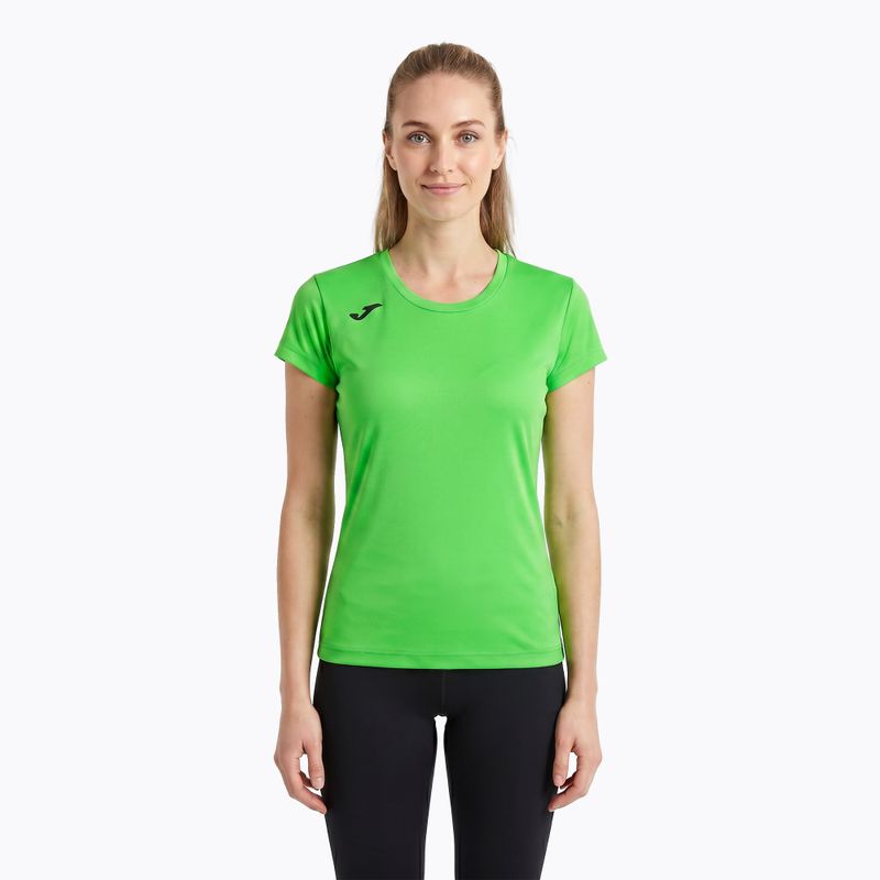Women's Joma Record II fluor green running shirt