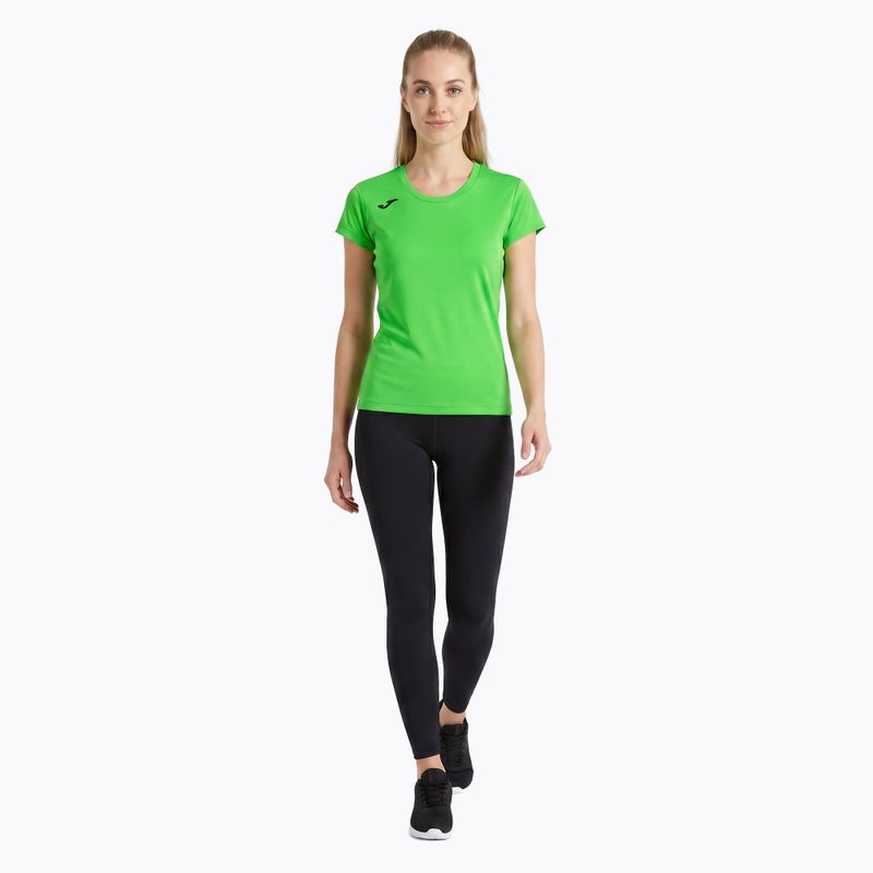 Women's Joma Record II fluor green running shirt 2