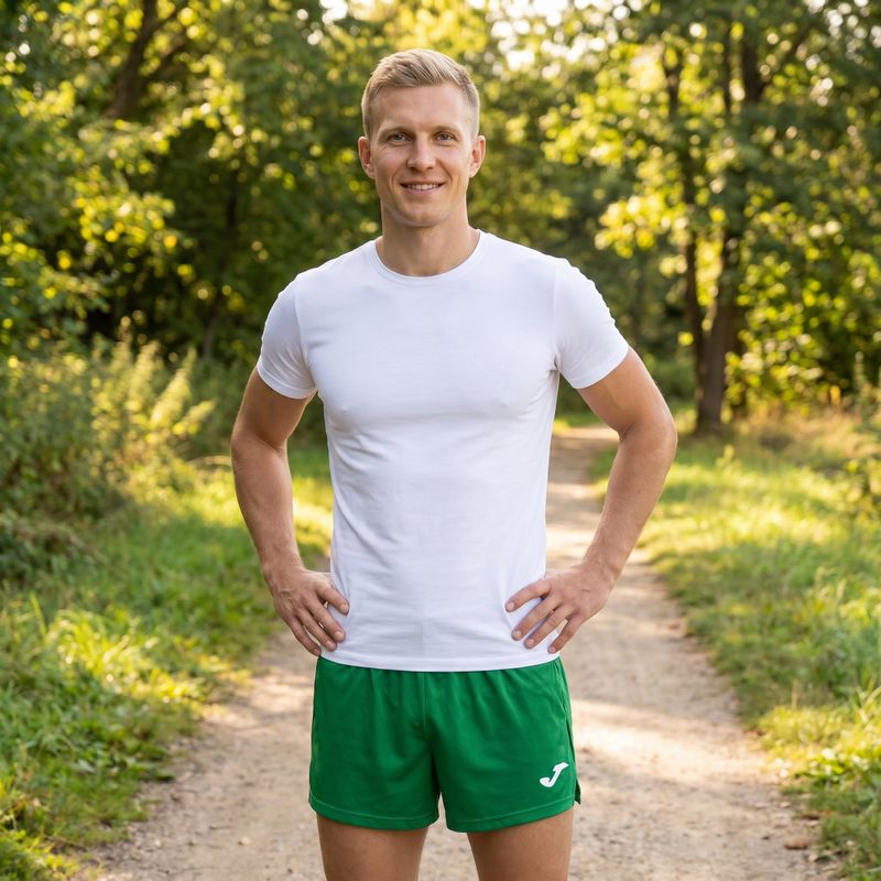Men's Joma Record II running shorts green 13