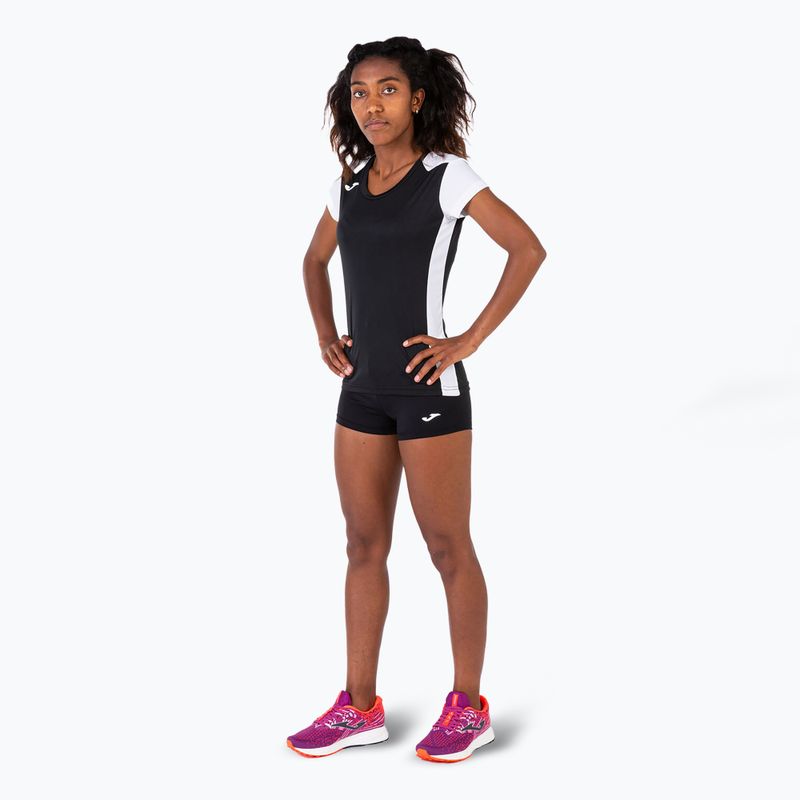 Joma Record II women's running shirt black/white 4