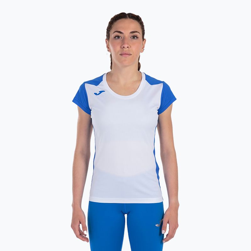 Joma Record II women's running shirt white/royal