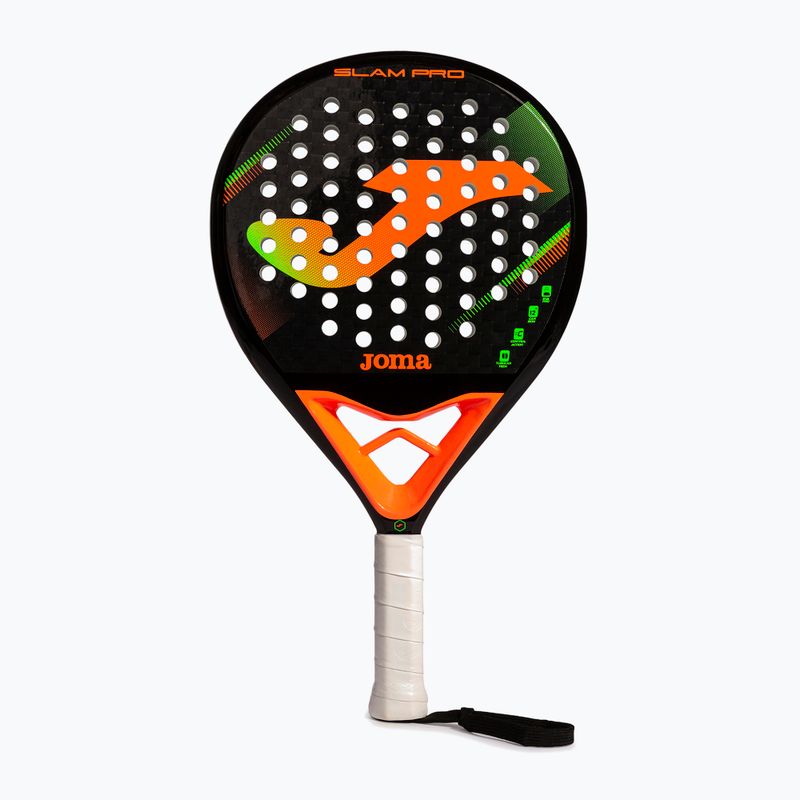 Joma Slam Pro Paddle racket black/fluor coral