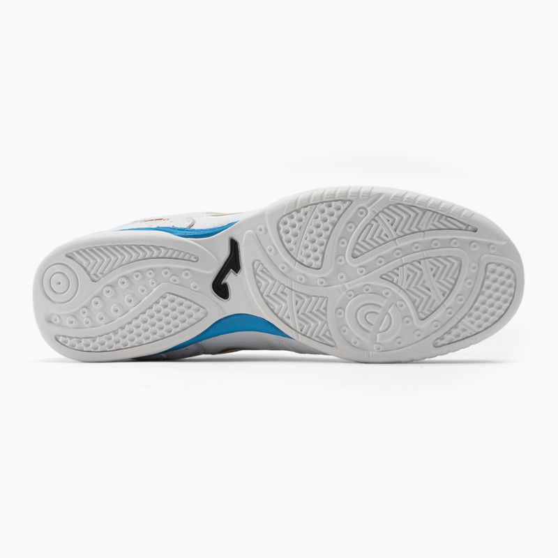 Football boots Joma Top Flex IN white/gold 4