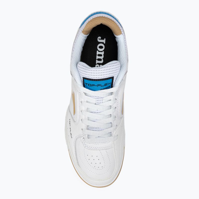 Football boots Joma Top Flex IN white/gold 6