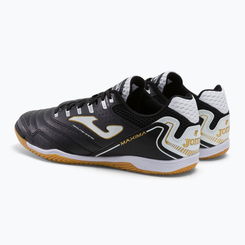 Men's Joma Maxima IN football boots black 3