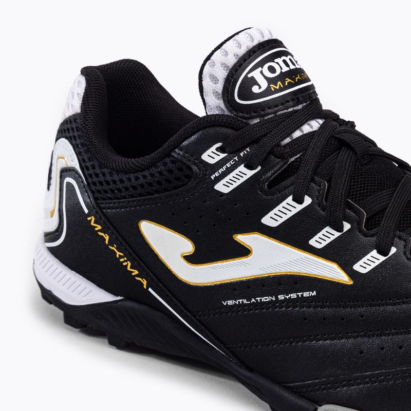 Men's Joma Maxima TF football boots black 8