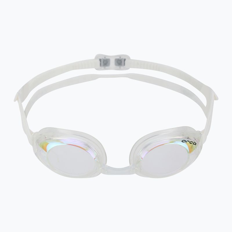 Orca Killa Speed white/mirror swimming goggles 3