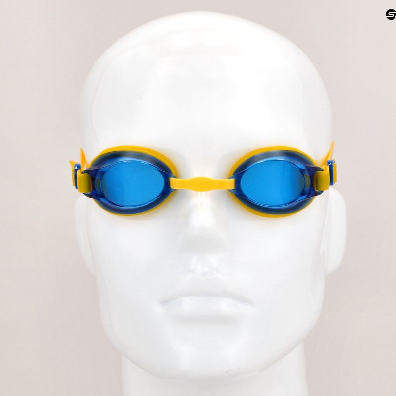 Speedo Jet V2 empire yellow/neon blue children's swimming goggles 8-09298B567 7