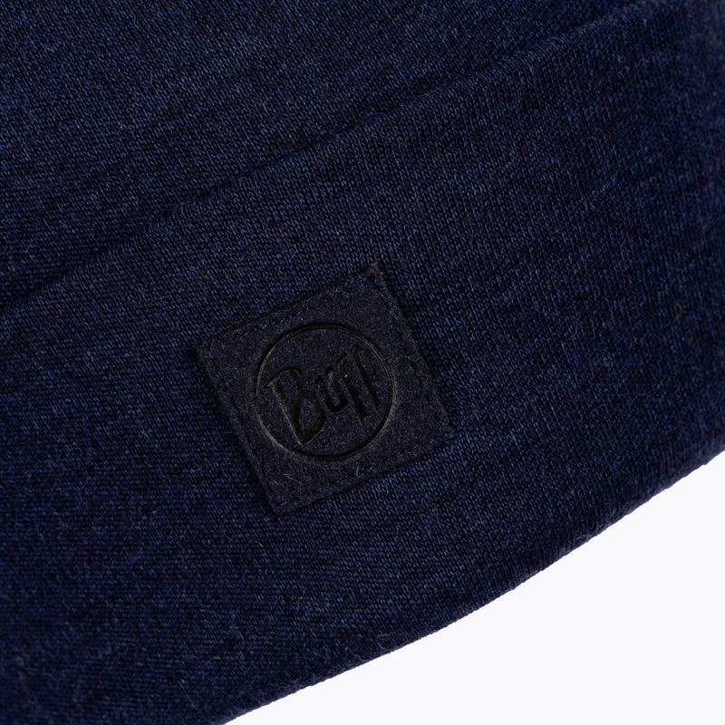 BUFF Heavyweight Merino Wool Hat Solid navy blue 111170 3