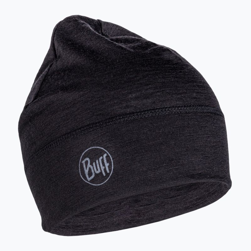 BUFF Lightweight Merino Wool Hat Solid black 113013.999.10.00
