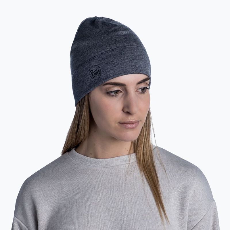 BUFF Midweight Merino Wool grey cap 118007.933.10.00 5