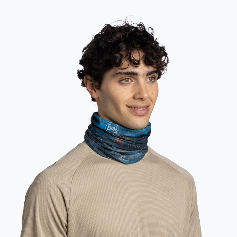 Multifunctional neck gaiter BUFF Coolnet UV camino peninsula 3