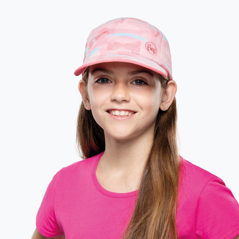 Children's baseball cap BUFF 5 Panel heavens pink/pink 3