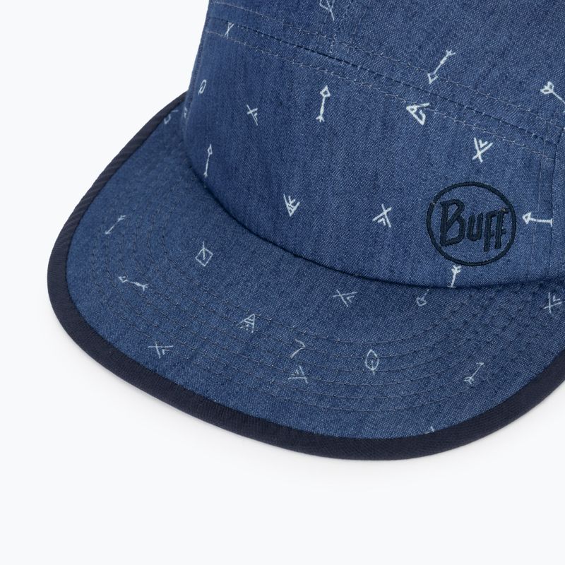 Children's baseball cap BUFF 5 Panel arrows denim/denim 3