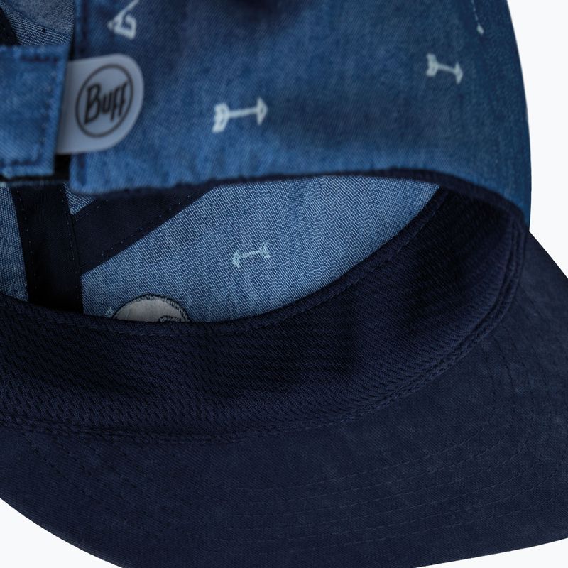 Children's baseball cap BUFF 5 Panel arrows denim/denim 3