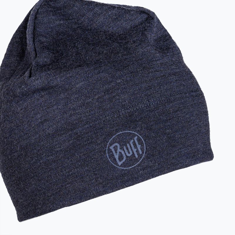 BUFF Midweight Merino Wool navy blue cap 118007.779.10.00 3